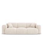 Canapé Nolio 3 places beige clair - 235x95x72 cm
