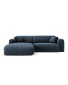 Nolio 4-zits koningsblauwe linkerhoekbank - 235x170x72 cm