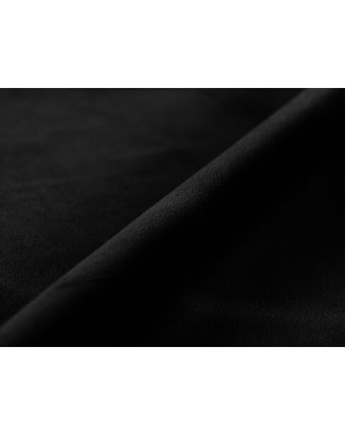 Chicago 3-Sitzer-Ecksofa aus schwarzem Samt, rechts, 234 x 167 x 78 cm