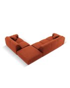 Nolio Ecksofa für 4 Personen, Terrakotta, rechts, 315 x 250 x 72 cm