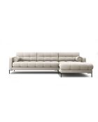 Divano angolare destro beige Bali a 5 posti - 293x185x75 cm