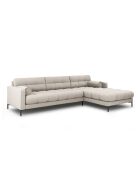 Divano angolare destro beige Bali a 5 posti - 293x185x75 cm