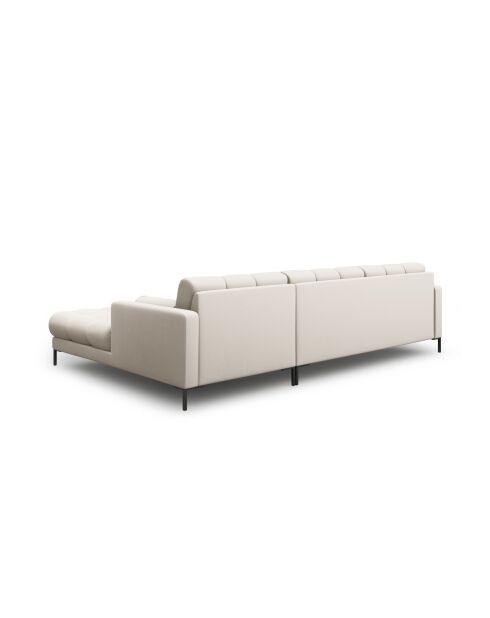 Divano angolare destro beige Bali a 5 posti - 293x185x75 cm