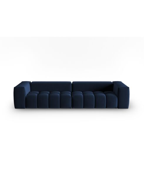Verona 5-zits fluwelen modulaire bank koningsblauw - 290x85x70 cm