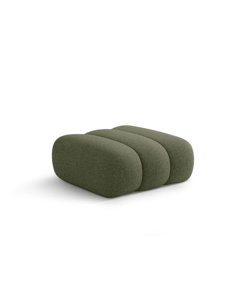 Koge 1-Sitzer-Fußhocker, grün - 95x95x40 cm