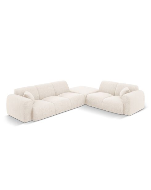 Nolio 4-Sitzer-Ecksofa, hellbeige, rechts, 315 x 250 x 72 cm