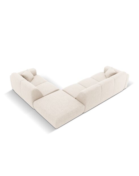 Nolio 4-Sitzer-Ecksofa, hellbeige, rechts, 315 x 250 x 72 cm