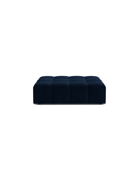 Sitzsack Chicago aus Samt, 1-Sitzer, Königsblau, 102 x 84 x 42 cm