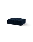 Sitzsack Chicago aus Samt, 1-Sitzer, Königsblau, 102 x 84 x 42 cm