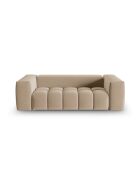 Canapé modulaire velours Verona 3 places le sable - 200x85x70 cm