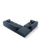 Divano angolare sinistro blu royal Nolio 4 posti - 315x250x72 cm