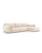 Matera 4-Sitzer-Ecksofa, hellbeige, rechts, 308 x 171 x 85 cm