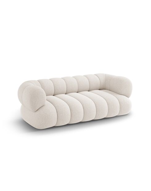 Canapé Koge 3 places beige clair - 210x95x70 cm