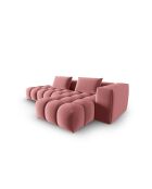 Verona 4-zits Flamant modulaire fluwelen hoekbank rechts - 265x145x70 cm