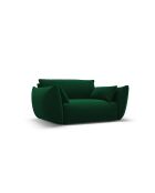 Fauteuil Matera velours 1-zits fles groen - 128x110x85 cm