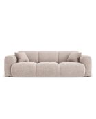Canapé Nolio 3 places beige - 235x95x72 cm