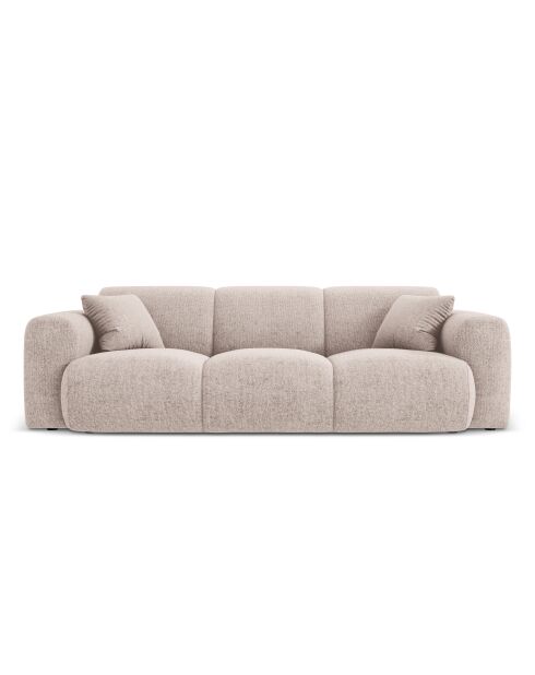 Canapé Nolio 3 places beige - 235x95x72 cm