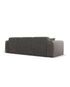 Canapé Nolio 3 places gris - 235x95x72 cm