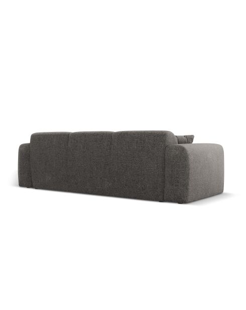 Canapé Nolio 3 places gris - 235x95x72 cm