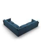 Matera symmetrisches 7-Sitzer-Ecksofa königsblau - 286 x 286 x 85 cm