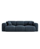 Canapé Nolio 3 places bleu roi - 235x95x72 cm