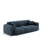 Canapé Nolio 3 places bleu roi - 235x95x72 cm