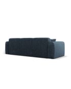 Canapé Nolio 3 places bleu roi - 235x95x72 cm