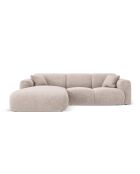 Divano angolare sinistro beige Nolio 4 posti - 260x170x72 cm