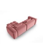 Verona 3-zits Flamant modulaire fluwelen hoekbank rechts - 260x145x70 cm