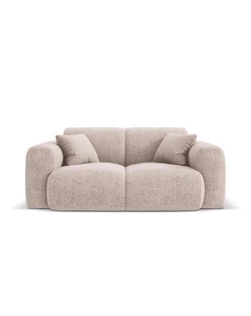 Canapé Nolio 2 places beige - 170x95x72 cm