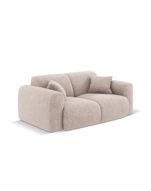 Canapé Nolio 2 places beige - 170x95x72 cm