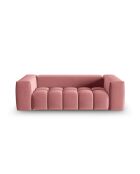 Canapé modulaire velours Verona 3 places flamant - 200x85x70 cm