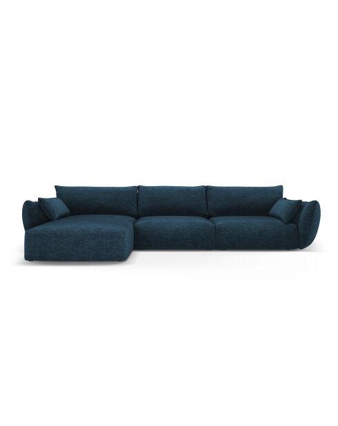 Matera 4-Sitzer-Ecksofa links königsblau - 308x171x85 cm