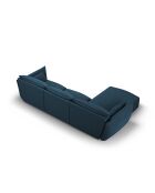 Divano angolare sinistro Matera 4 posti blu royal - 308x171x85 cm