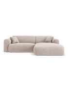 Divano angolare destro beige Nolio 4 posti - 235x170x72 cm