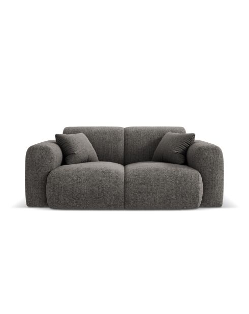 Canapé Nolio 2 places gris - 170x95x72 cm