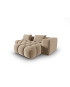 Verona 3-zits modulaire fluwelen hoekbank rechts the sand - 205x145x70 cm