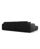 Nolio 4-Sitzer schwarzes rechtes Ecksofa - 260x170x72 cm