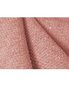 Canapé d'angle droit Nolio 4 places rose - 260x170x72 cm