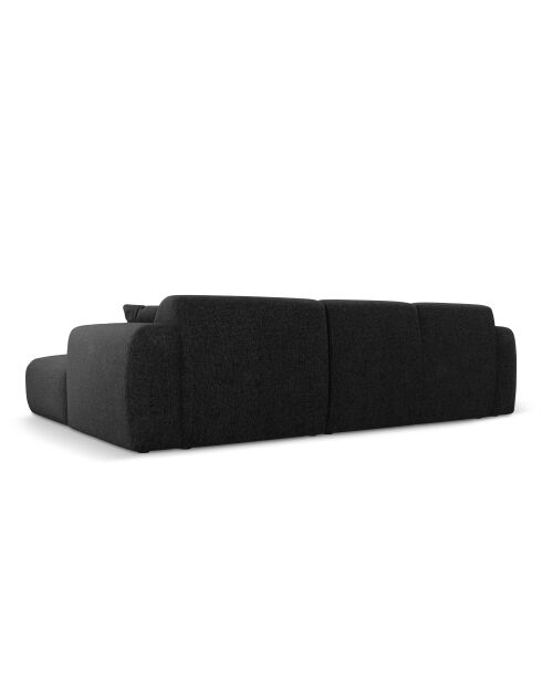 Nolio 4-Sitzer-Ecksofa, schwarz, links, 260 x 170 x 72 cm