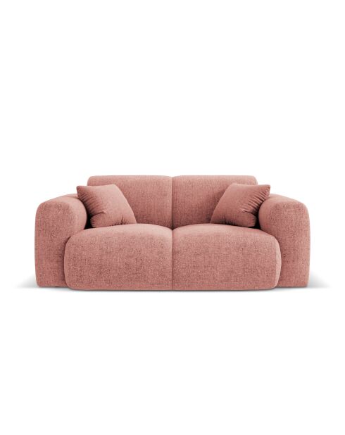 Canapé Nolio 2 places rose - 170x95x72 cm