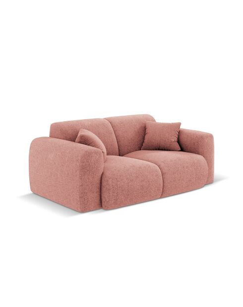 Canapé Nolio 2 places rose - 170x95x72 cm