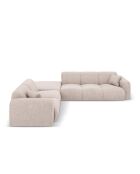 Nolio 4-zits beige linkerhoekbank - 315x250x72 cm