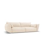Canapé Matera 3 places beige clair - 208x110x85 cm