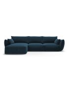 Matera 5-Sitzer-Ecksofa links königsblau - 280x171x85 cm