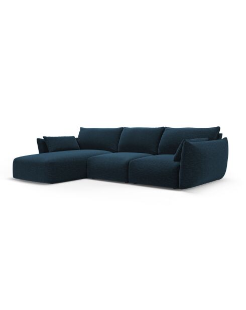Matera 5-Sitzer-Ecksofa links königsblau - 280x171x85 cm