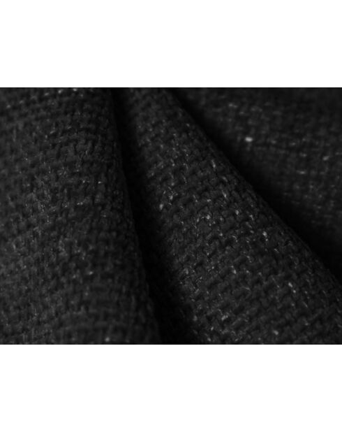 Canapé d'angle symétrique Nolio 5 places noir - 252x252x72 cm