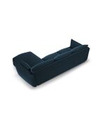 Divano angolare destro Matera blu royal a 5 posti - 280x171x85 cm