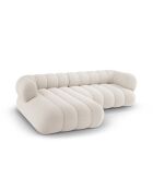 Koge 5-zits lichtbeige linkerhoekbank - 270x165x70 cm