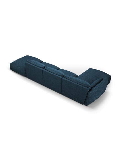 Matera 5-Sitzer-Ecksofa links königsblau - 364x171x85 cm